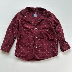 4/20$ The Children's Place toddler long sleeve button down size 12-18 months